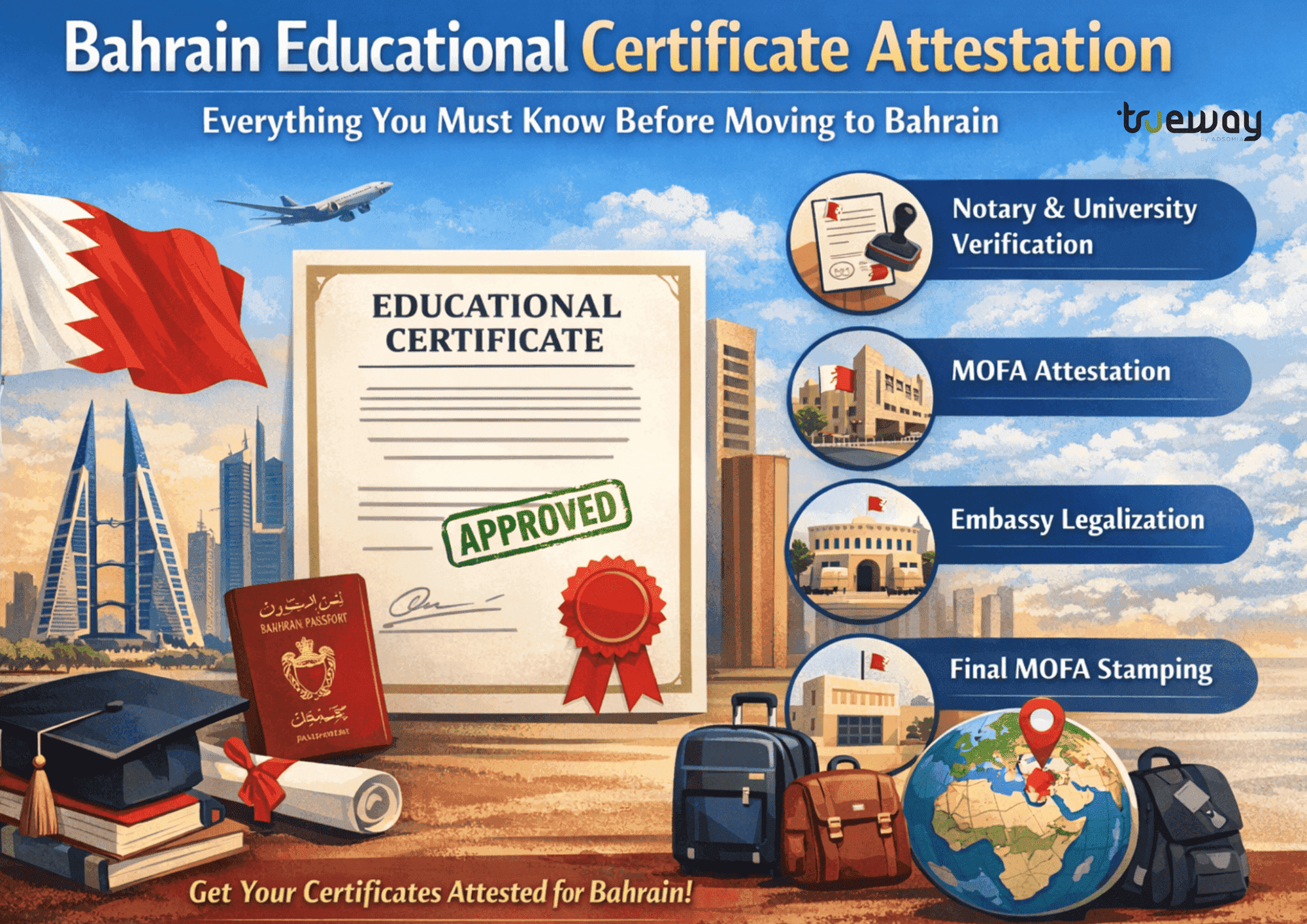 Bahrain Educational Certificate Attestation – Everything You Must Know Before Moving to Bahrain