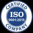 ISO 9001:2015 Certified Company seal
